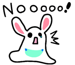 The rabbit which is overreaction sticker #3922442