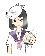 shaman girl sticker #3922555