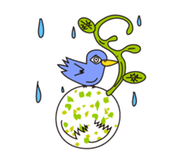 My Tears, Sometimes Bluebird sticker #3922695