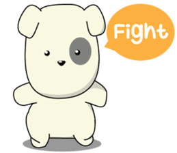 Caramel : Naughty dog sticker #3923007