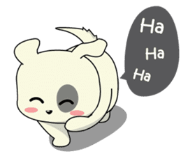 Caramel : Naughty dog sticker #3923016