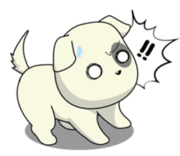 Caramel : Naughty dog sticker #3923018