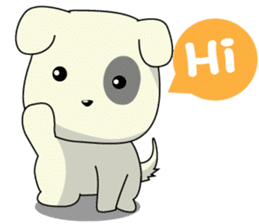 Caramel : Naughty dog sticker #3923019