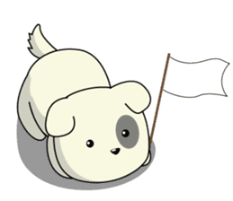 Caramel : Naughty dog sticker #3923032