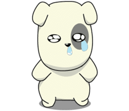 Caramel : Naughty dog sticker #3923038