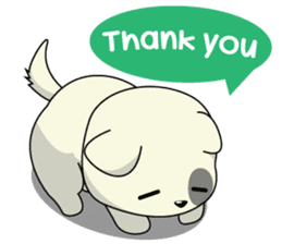 Caramel : Naughty dog sticker #3923039