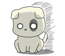 Caramel : Naughty dog sticker #3923044