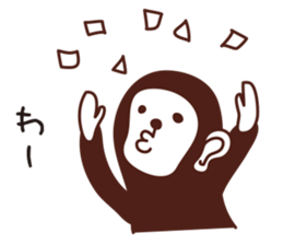 Monkey. sticker #3923182