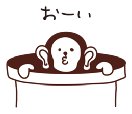 Monkey. sticker #3923183