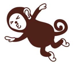 Monkey. sticker #3923202