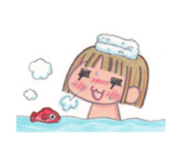 Yu-chan&Cat? sticker #3924154