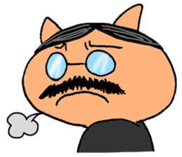 Single female office worker and director sticker #3924578