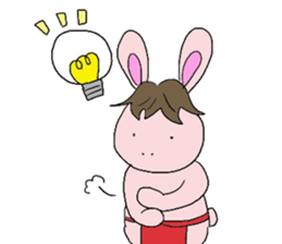 Horse in a swimsuit sticker #3924629