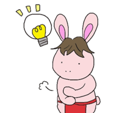 Horse in a swimsuit sticker #3924629