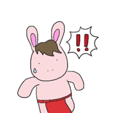 Horse in a swimsuit sticker #3924631