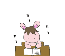 Horse in a swimsuit sticker #3924641