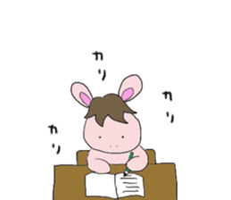 Horse in a swimsuit sticker #3924641