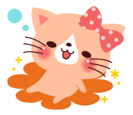 Pink kitty sticker #3924695