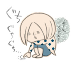 Negative Negative girl. sticker #3924734