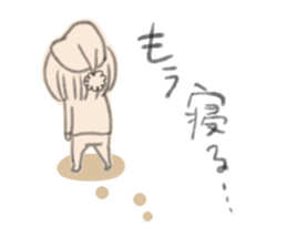 Negative Negative girl. sticker #3924755