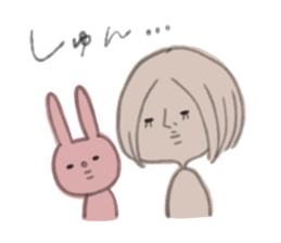 Negative Negative girl. sticker #3924757