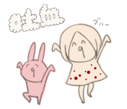 Negative Negative girl. sticker #3924760