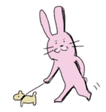 The Twisted Rabbit. sticker #3924879