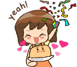 Smile Joybake by Viccvoon Studio sticker #3925143