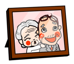"One Day" Grandma and grandpa. 2 sticker #3925406