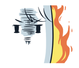 Ghost with a Boy sticker #3925529