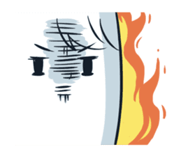 Ghost with a Boy sticker #3925529