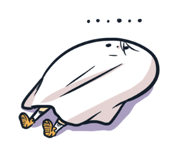 Ghost with a Boy sticker #3925536