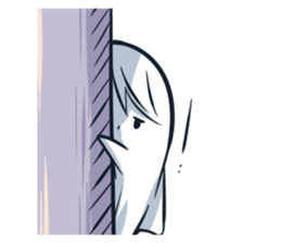 Ghost with a Boy sticker #3925549