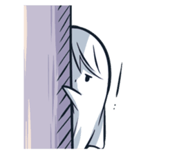 Ghost with a Boy sticker #3925549