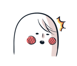 Ghost with a Boy sticker #3925551