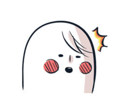 Ghost with a Boy sticker #3925551