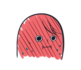 Ghost with a Boy sticker #3925552