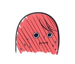 Ghost with a Boy sticker #3925552