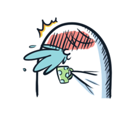 Ghost with a Boy sticker #3925553