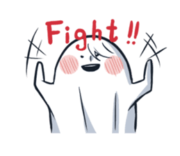 Ghost with a Boy sticker #3925564