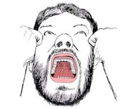 Humanity crying sticker #3926738