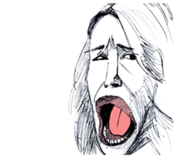 Humanity crying sticker #3926739