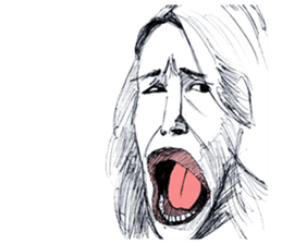 Humanity crying sticker #3926739