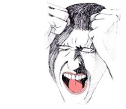 Humanity crying sticker #3926746