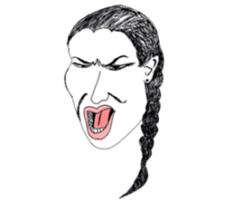 Humanity crying sticker #3926753