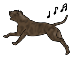 Dog "ESU" sticker #3926786