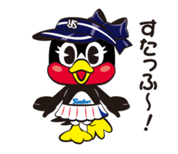 TSUBAKUROU Sticker Tokyo Yakult Swallows sticker #3927478