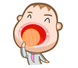 Donut Mouth (English Version) sticker #3927743
