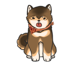 Shiba HATI BowBow sticker #3928134