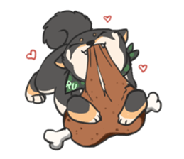 Shiba HATI BowBow sticker #3928135